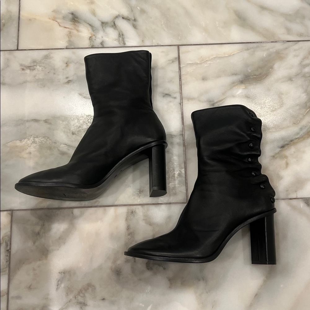 THE ROW ultra chic Tea Time glove snap Boots RARE size 9 - Picture 3 of 10